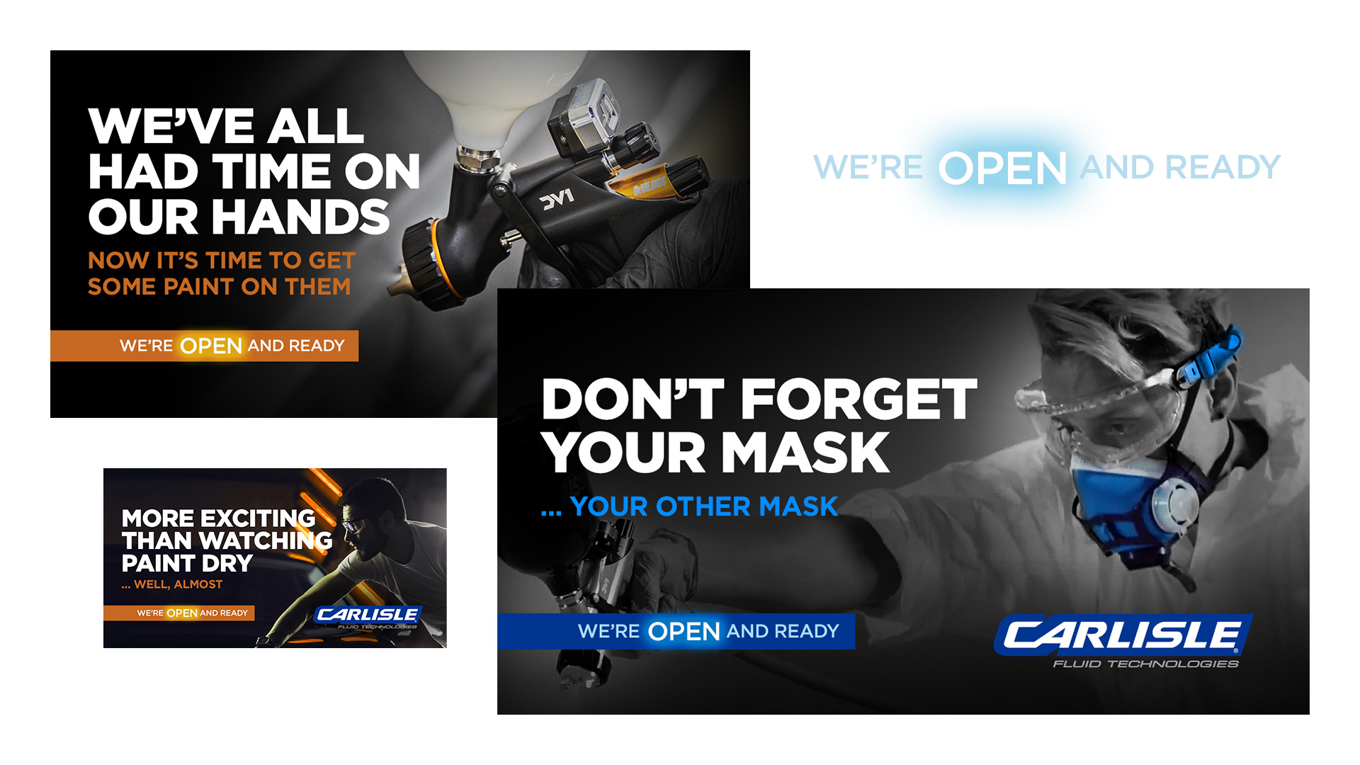 gold Carlisle Re open Campaign