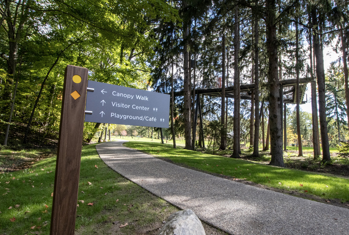 Whiting Forest Trail Signposts Whiting Forest Trail Signposts